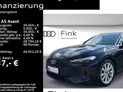 Gebraucht Audi A5 Comfort 204 PS (150 kW) 2025 Mythosschwarz metallic Kombi