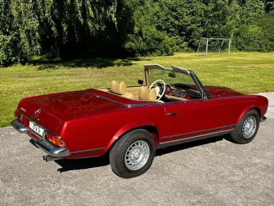 Gebraucht Mercedes SL280 170 PS (125 kW) 1971 Rot Cabrio