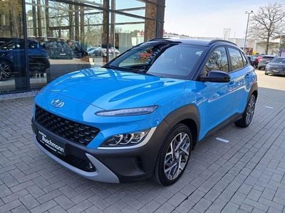 Gebraucht Hyundai Kona Trend 141 PS (103 kW) 2023 Dive blue / abyss black SUV