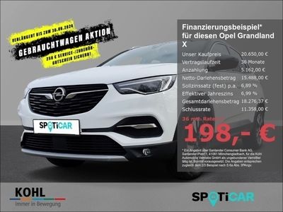 gebraucht Opel Grandland X Elegance 1.2 Turbo Keyless Navi LED 360 Kamera