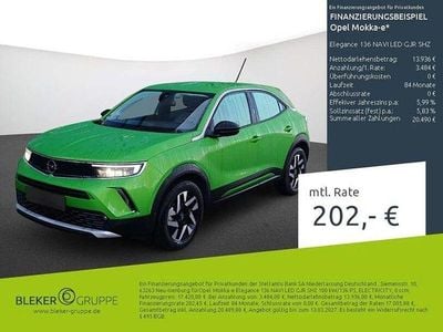 Gebraucht Opel Mokka-e Elegance 100 kW (136 PS) 2022 Matcha green/ikone gruen SUV