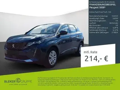 Second-hand Peugeot 3008 Active 131 CP (96 kW) 2023 Albastru Berlinǎ