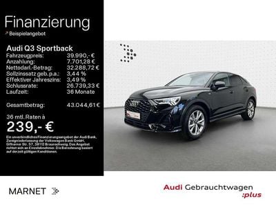 Gebraucht Audi Q3 S-Line 150 PS (110 kW) 2025 Mythosschwarz metallic SUV