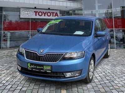 Gebraucht Skoda Rapid Ambition 105 PS (77 kW) 2015 Denimblau metallic Kleinwagen
