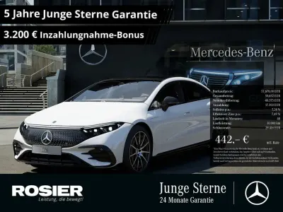 Gebraucht Mercedes EQS450+ Premium 244 kW (333 PS) 2022 Weiss / polarweiß Limousine