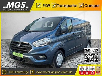 Chroma blau metallic Gebraucht 2022 Ford Transit Custom Trend Limousine | 24.990 € (Fairer Preis)
