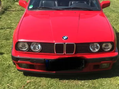 Gebraucht BMW 325 Cabriolet 171 PS (125 kW) 1987 Rot Cabrio