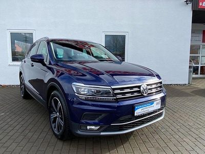 Second-hand VW Tiguan Highline 150 CP (110 kW) 2018 Albastru SUV