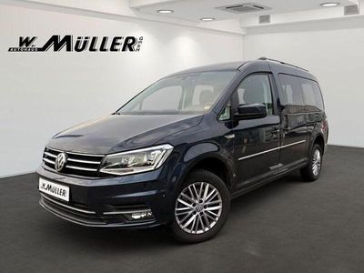 Gebraucht VW Caddy Maxi Highline 131 PS (96 kW) 2019 Starlight blue Van / Kleinbus