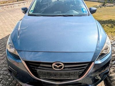 Gebraucht Mazda 3 Prime-Line 101 PS (74 kW) 2014 Blau Limousine