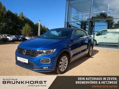 Gebraucht VW T-Roc Cabriolet R-line 150 PS (110 kW) 2020 Ravennablaumetallic Cabrio