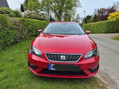 Usata Seat Leon 150 CV (110 kW) 2017 Rosso Berlina
