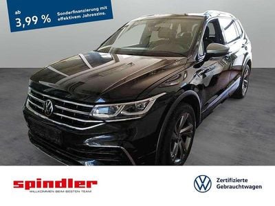 Gebraucht VW Tiguan Allspace R-line 200 PS (147 kW) 2022 Deep black perleffekt SUV