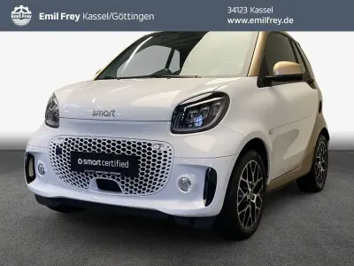 Gebraucht Smart ForTwo Electric Drive Exclusive 60 kW (82 PS) 2021 Weiß Cabrio