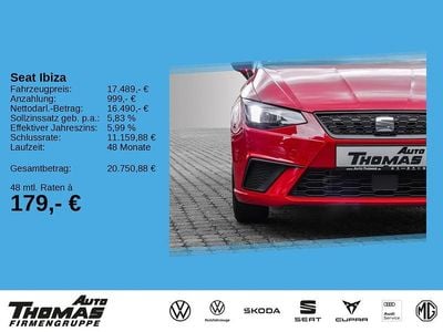 Begagnad Seat Ibiza Style 116 HK (85 kW) 2024 Röd Halvkombi