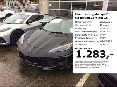 gebraucht Corvette Stingray C8Coupe 6.2 V8 3LT Voll Targa Z51 Lift Magnetic COC Europamodel