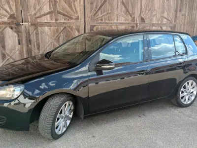 Gebraucht VW Golf VI 122 PS (89 kW) 2009 Schwarz Kleinwagen