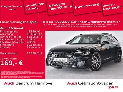 0e mythosschwarz metallic Gebraucht 2024 Audi A6 S-Line Kombi | 71.990 €