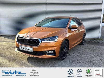 Gebraucht Skoda Fabia Style 95 PS (69 kW) 2023 Phoenix orange (metallic) Kleinwagen