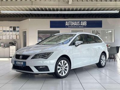 Usata Seat Leon ST Style 116 CV (85 kW) 2018 Bianco Station wagon