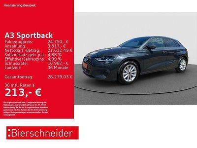 Manhattangrau metallic Gebraucht 2024 Audi A3 Basis Limousine | 24.750 € (Guter Preis)