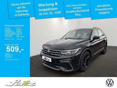 Gebraucht VW Tiguan R-line 150 PS (110 kW) 2022 Schwarz SUV