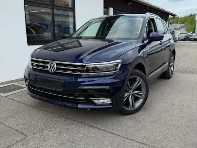 Brugt VW Tiguan Highline 190 HK (139 kW) 2017 Blå SUV