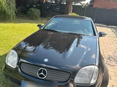 Gebraucht Mercedes SLK200 2000 Schwarz Cabrio