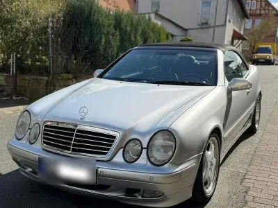 Gebraucht Mercedes CLK320 Elegance 218 PS (160 kW) 1999 Silber Cabrio