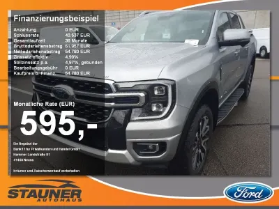 Ny Ford Ranger Platinum 241 HK (177 kW) 2026 Silver Pickup