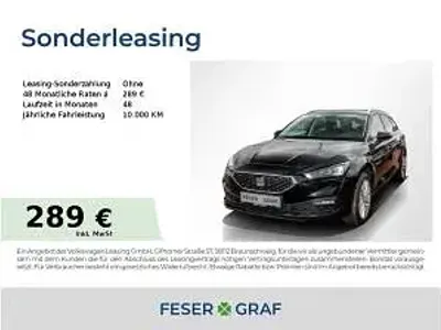 Gebraucht Seat Leon 150 PS (110 kW) 2021 Midnight schwarz metallic Kombi