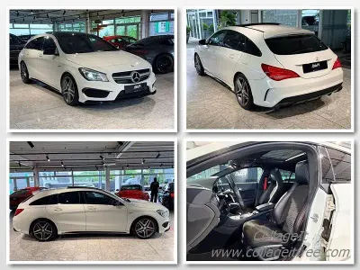 Gebraucht Mercedes CLA45 AMG Shooting Brake AMG 360 PS (264 kW) 2015 Weiß Kombi