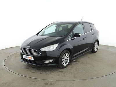 Schwarz Gebraucht 2018 Ford C-MAX Titanium Van / Kleinbus | 11.690 € (Fairer Preis)