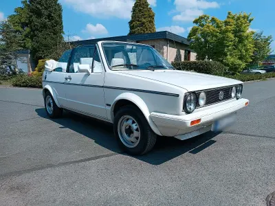 Gebraucht VW Golf Cabriolet 75 PS (55 kW) 1984 Weiß Cabrio