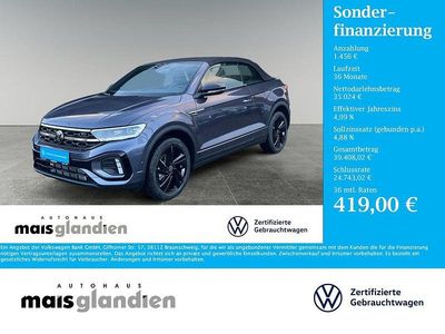 Second-hand VW T-Roc Cabriolet R-line 150 CP (110 kW) 2025 Gri Cabrio