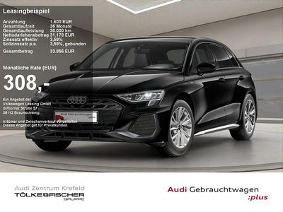 Second-hand Audi A3 S-Line 150 CP (110 kW) 2025 Negru Berlinǎ