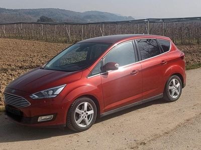 Gebraucht Ford C-MAX Titanium 150 PS (110 kW) 2017 Rot Van / Kleinbus