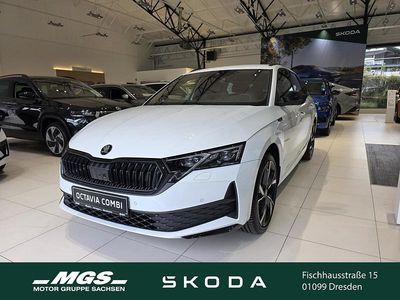 Neu Skoda Octavia SportLine 150 PS (110 kW) 2026 Moonweiß perleffekt Kombi