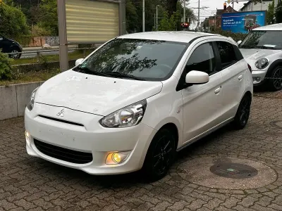 Gebraucht Mitsubishi Space Star 80 PS (58 kW) 2016 Weiß Kleinwagen