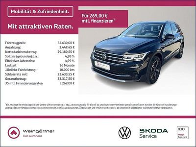 Gebraucht VW Tiguan Elegance 200 PS (147 kW) 2022 Schwarz SUV