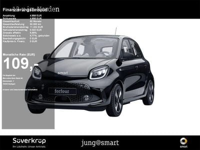 Gebraucht Smart ForFour Electric Drive Passion Exclusive 60 kW (82 PS) 2021 Schwarz Limousine