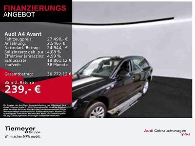 Gebraucht Audi A4 Advanced 163 PS (119 kW) 2023 Schwarz Kombi