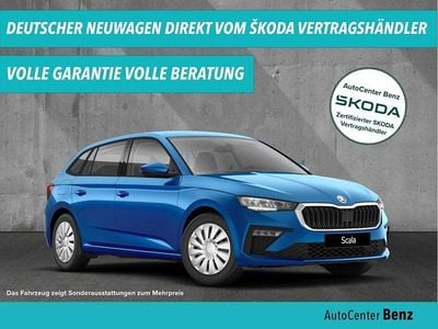 Neu Skoda Scala Essence 95 PS (69 kW) 2025 Blau Kleinwagen