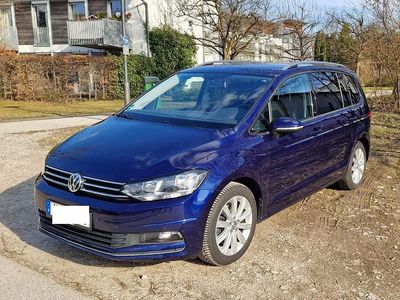 Gebraucht VW Touran Sound 150 PS (110 kW) 2017 Blau Van / Kleinbus