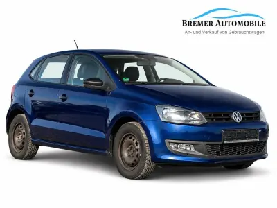 Gebraucht VW Polo Trendline 75 PS (55 kW) 2011 Shadow blue metallic Kleinwagen