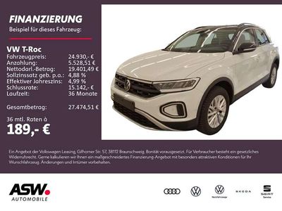 Gebraucht VW T-Roc Life 116 PS (85 kW) 2025 Pure white SUV
