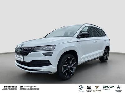 Gebraucht Skoda Karoq SportLine 150 PS (110 kW) 2021 Moonweiß SUV