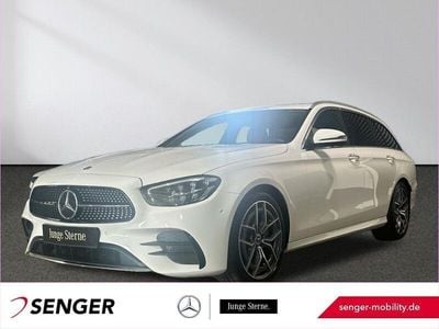 Gebraucht Mercedes E220 AMG line 200 PS (147 kW) 2022 Weiß Kombi