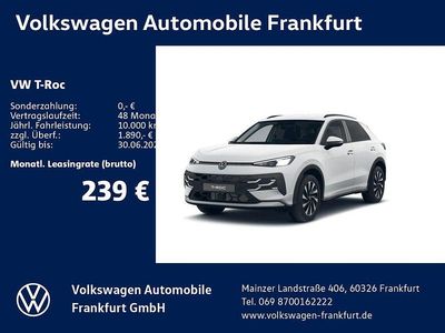 Ny VW T-Roc Life 116 HK (85 kW) 2026 Hvid SUV