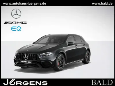 Gebraucht Mercedes A45 AMG AMG 421 PS (309 kW) 2024 Metalliclack kosmosschwarz Kleinwagen